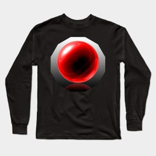 Red Glass Orb Long Sleeve T-Shirt